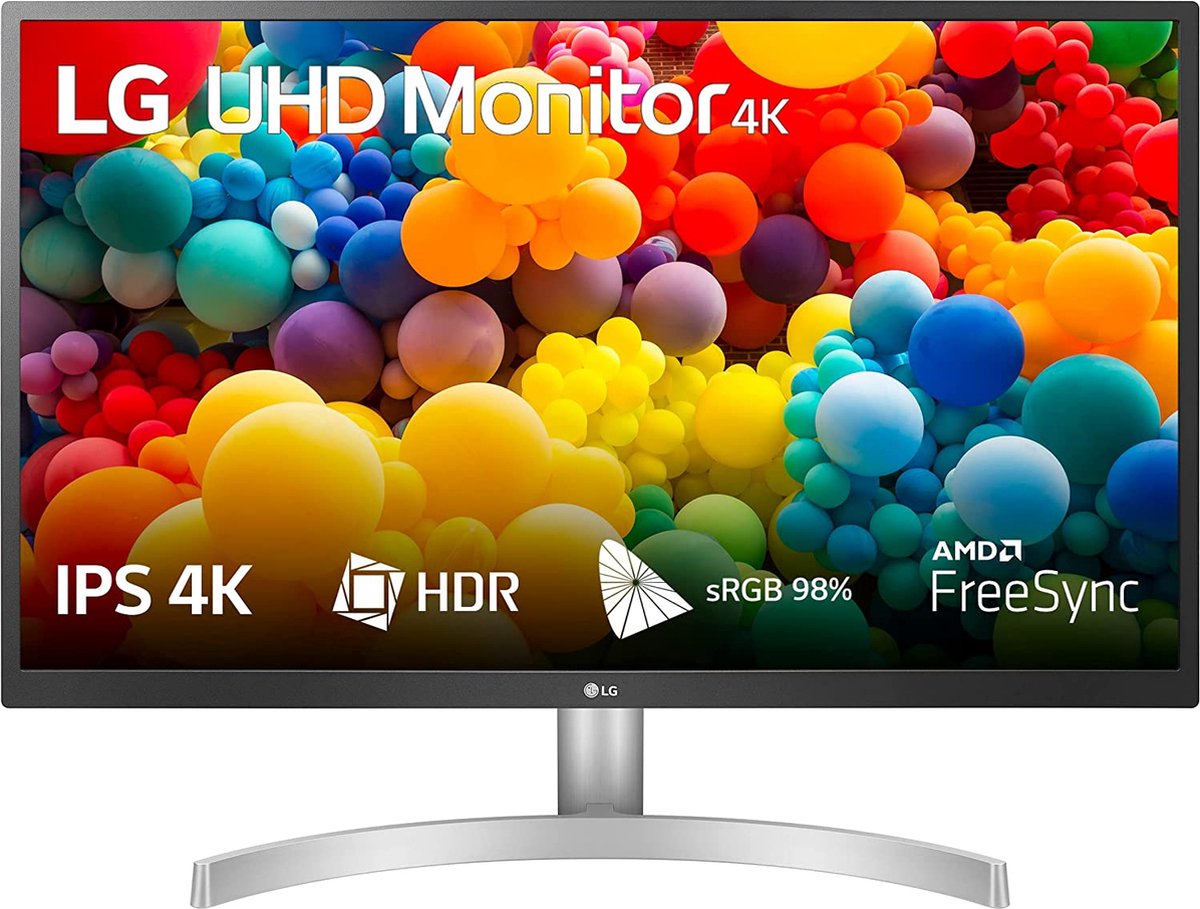 LG 27” UHD 4K IPS Monitor with HDR